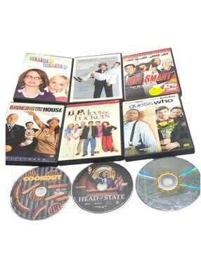 9pc Comedy DVDs - Baby Mama, Chuck & Larry, Get Smart, Cookout, Etc